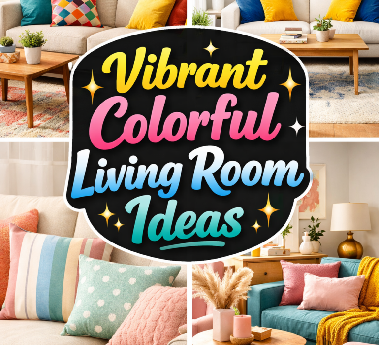 Vibrant Colorful Living Room Ideas