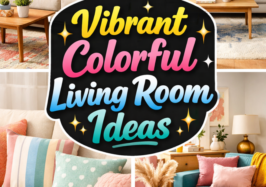 Vibrant Colorful Living Room Ideas