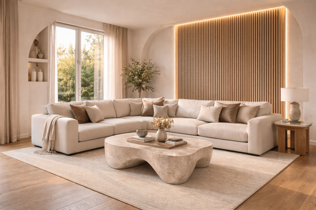 Living Room – Architectural Warm Modern